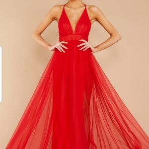 Red Maxi Dress